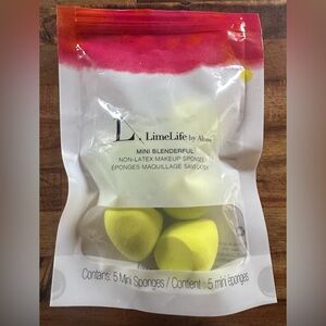 LimeLife Mini Blenderful Makeup Sponges 5 Piece New